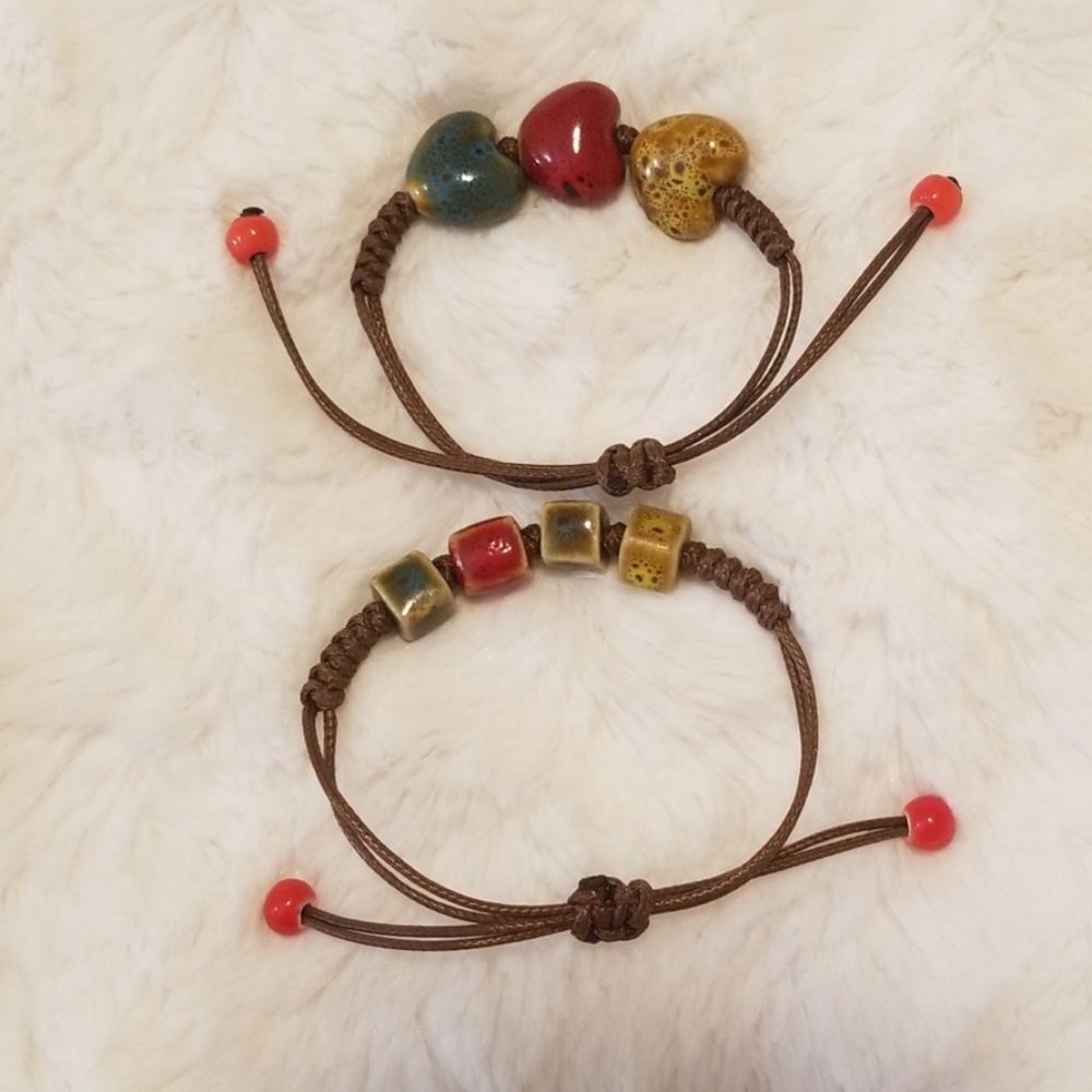 Ceramic bracelet one pair